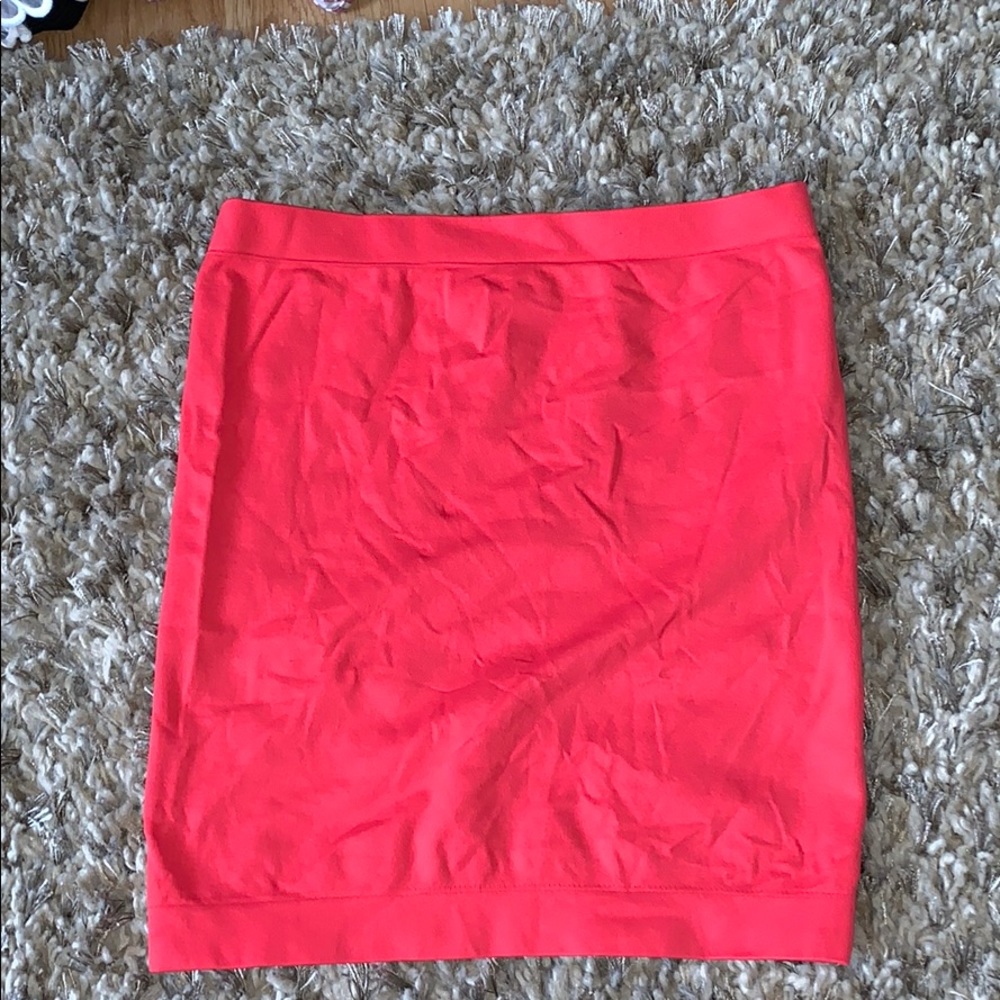 Red tube top